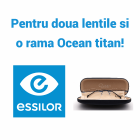 Promo! Lentile (doua) incolore Varilux Physio Extensee + o rama Ray-Ban sau Vogue. Progresiv Lineis 1.74 Crizal Sapphire UV. Producator Essilor.